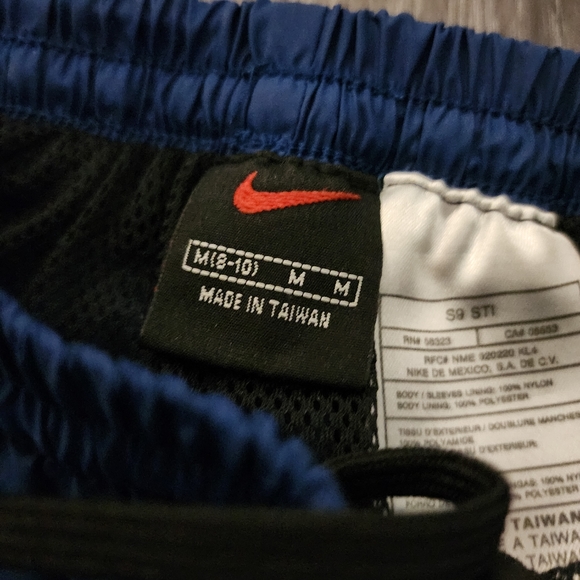 Vintage x 90s Nike Swoosh Waist Line Men's Track Pants - Picture 8 of 12